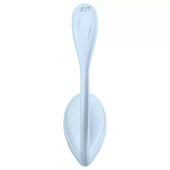 Satisfyer Smooth Petal - hordható app-vezérelt vibrotojás (kék)