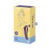 Satisfyer Dual Kiss - 2in1, hüvelyi és csikló vibrátor (lila)