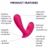 Satisfyer Top Secret - App-vezérelt vibrátor (pink)