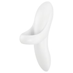   Satisfyer Bold Lover - akkus, vízálló ujj vibrátor (fehér)