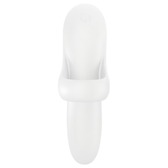 Satisfyer Bold Lover - akkus, vízálló ujj vibrátor (fehér)