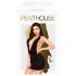 Penthouse Heart Rob - nyakpántos ruha és tanga (fekete)