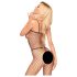 Penthouse Body Search - nyitott, necc overál (fekete)