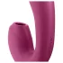 Satisfyer Sunray - akkus, léghullámos 2in1 vibrátor (piros)