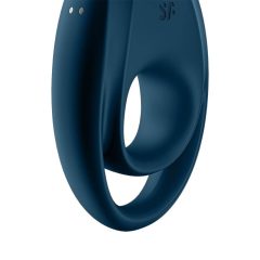   Satisfyer Incredible Duo - akkus, vízálló, vibrációs péniszgyűrű (kék)