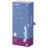 Satisfyer Triple Oh - akkus, csiklókaros vibrátor (kék)