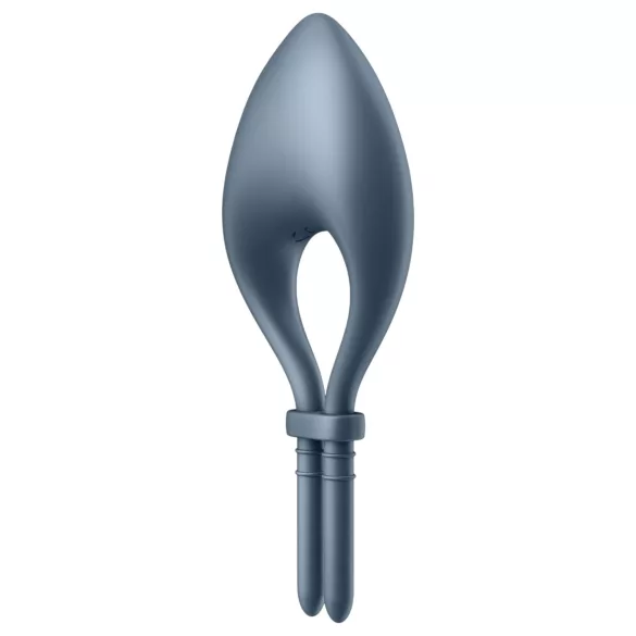 Satisfyer Bullseye - okos vibrációs péniszgyűrű (szürke)