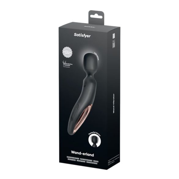 Satisfyer Wand-erland - masszírozó vibrátor (fekete)