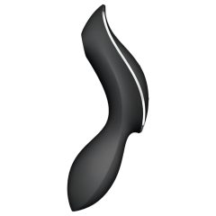   Satisfyer Curvy Trinity 2 - akkus hüvelyi és csikló vibrátor (fekete)