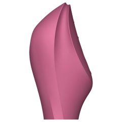   Satisfyer Curvy Trinity 3 - akkus hüvelyi és csikló vibrátor (piros)