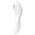 Satisfyer Curvy Trinity 5+ - okos 2in1 vibrátor (fehér)