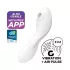 Satisfyer Curvy Trinity 5+ - okos 2in1 vibrátor (fehér)