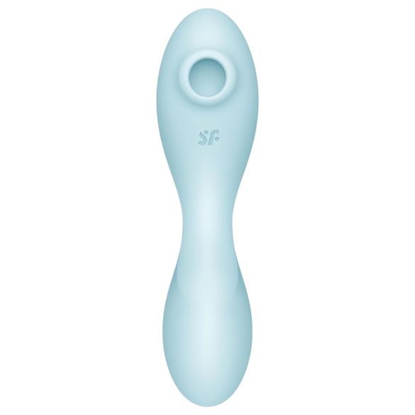 Satisfyer Curvy Trinity 5+ - okos 2in1 vibrátor (kék)