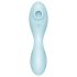 Satisfyer Curvy Trinity 5+ - okos 2in1 vibrátor (kék)