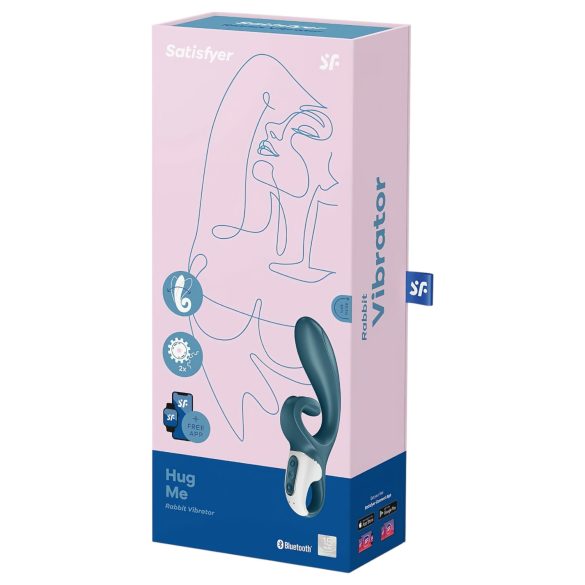 Satisfyer Hug Me - okos csiklókaros vibrátor (kék)