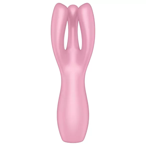 Satisfyer Threesome 3 - akkus csikló vibrátor (pink)
