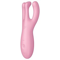 Satisfyer Threesome 4 - okos csikló vibrátor (pink) Satisfyer Threesome 4 - okos csikló vibrátor (pink)
