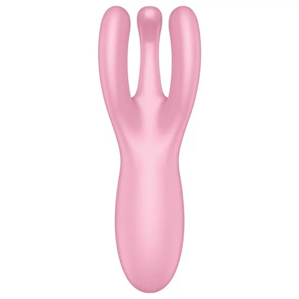 Satisfyer Threesome 4 - okos csikló vibrátor (pink)