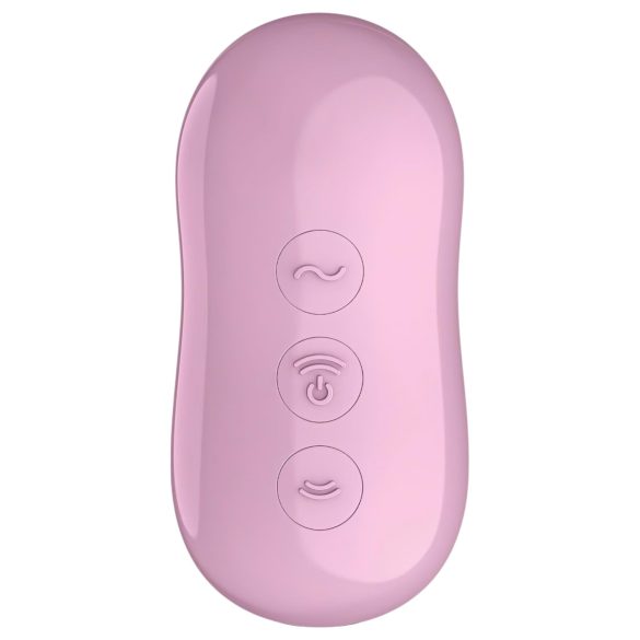 Satisfyer Cotton Candy - akkus léghullámos csikló vibrátor (lila)