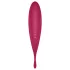 Satisfyer Twirling Pro - okos 2in1 csikló vibrátor (piros)