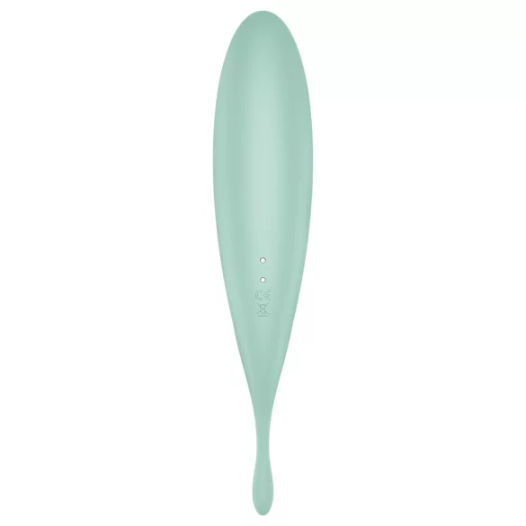 Satisfyer Twirling Pro - okos 2in1 csikló vibrátor (menta)
