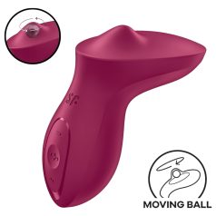 Satisfyer Exciterrr - forgó gyöngyös csikló vibrátor (piros)   Satisfyer Exciterrr - forgó gyöngyös csikló vibrátor (piros)