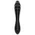 Satisfyer Dazzling Crystal 1 - dupla végű üveg dildó (fekete)