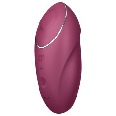 Satisfyer Tap & Climax 1 - 2in1 vibrátor és csiklóizgató (piros)   Satisfyer Tap & Climax 1 - 2in1 vibrátor és csiklóizgató (piros)