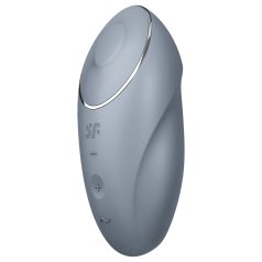 Satisfyer Tap & Climax 1 - 2in1 csikló vibrátor (szürke) Satisfyer Tap & Climax 1 - 2in1 csikló vibrátor (szürke)