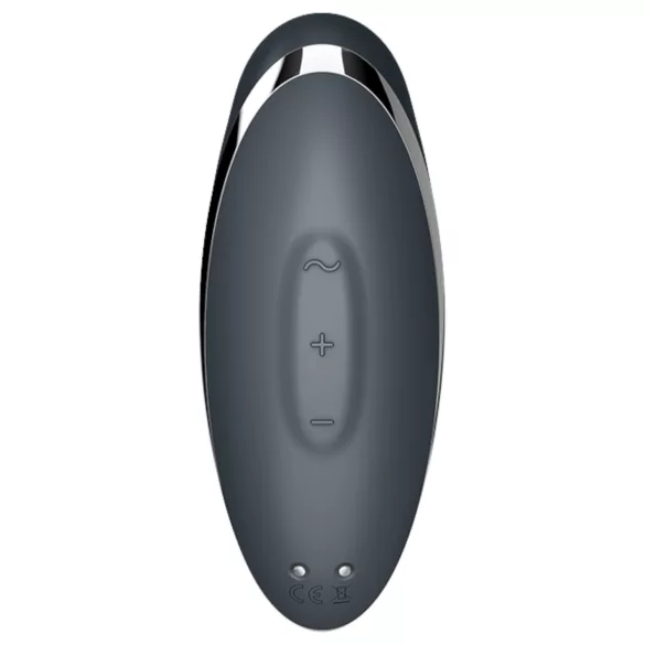 Satisfyer Tap & Climax 2 - 2in1 csikló vibrátor (szürke)