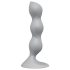 Satisfyer Triple Ball-R - gyöngyös dildó (szürke)