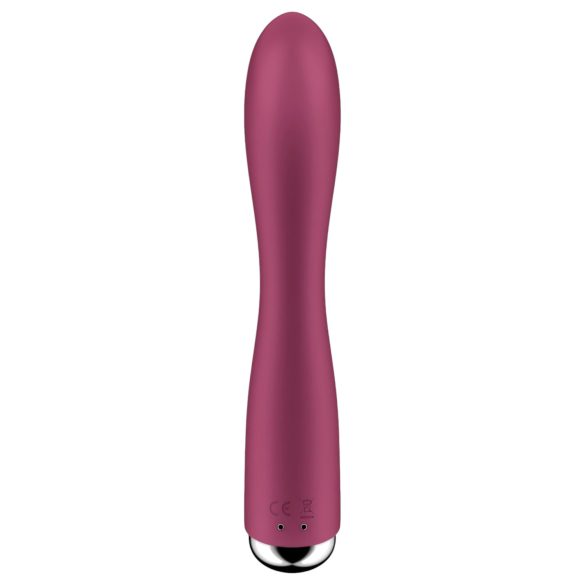 Satisfyer Spinning Rabbit 1 - forgó csiklókaros vibrátor (piros)