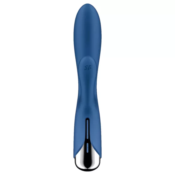Satisfyer Spinning Rabbit 1 - forgó csiklókaros vibrátor (kék)