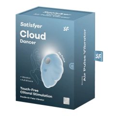   Satisfyer Cloud Dancer - akkus léghullámos csiklóizgató (kék)