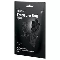   Satisfyer Treasure Bag XL - diszkrét szexjáték tároló táska - nagy (fekete)
