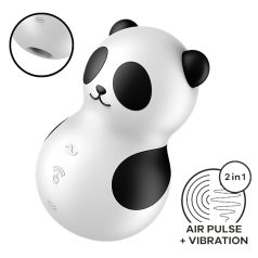 Satisfyer Pocket Panda - léghullámos csiklóizgató (fekete)   Satisfyer Pocket Panda - léghullámos csiklóizgató (fekete)