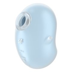   Satisfyer Cutie Ghost - akkus, léghullámos csiklóizgató (kék)