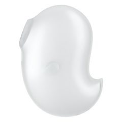   Satisfyer Cutie Ghost - akkus, léghullámos csiklóizgató (fehér)