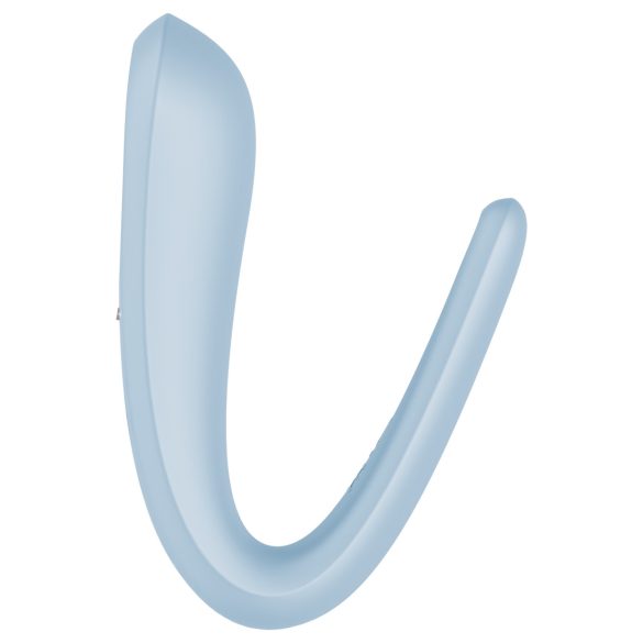 Satisfyer Double Classic - párvibrátor (kék)