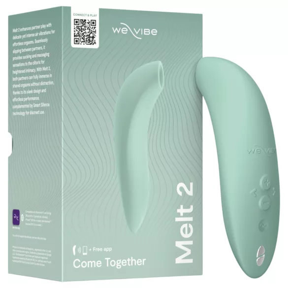 We-Vibe Melt 2 - App-vezérelt léghullámos csiklóizgató (türkiz)