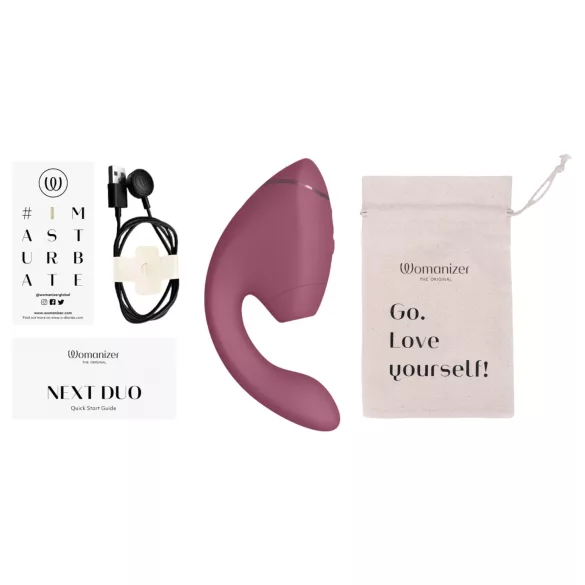 Womanizer Next Duo - 2in1 G-pont vibrátor (pink)