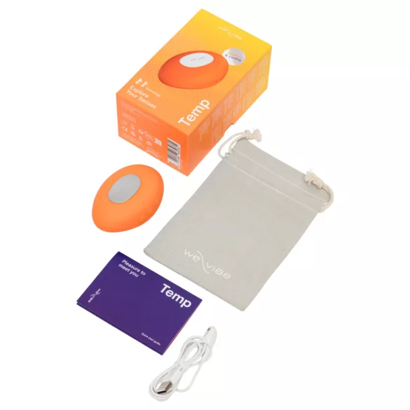 We-Vibe Temp - hűtő-melegítő csiklóizgató vibrátor (narancs)