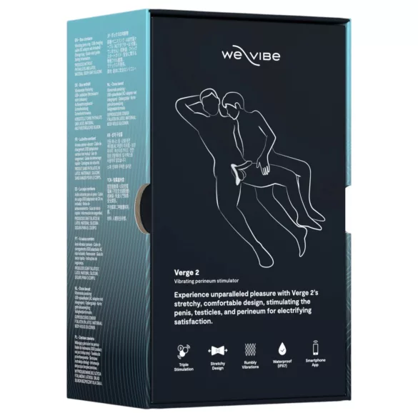 We-Vibe Verge 2 - App-vezérelt vibrációs péniszgyűrű (fekete)