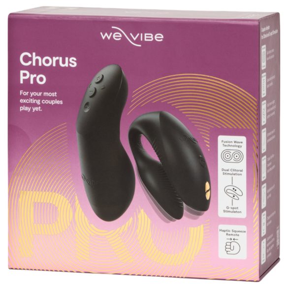We-Vibe Chorus Pro - okos, távirányítós párvibrátor (fekete)