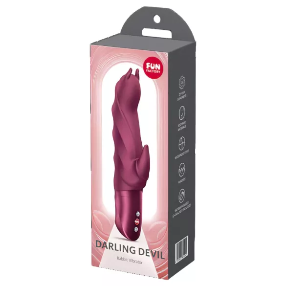 Fun Factory Darling Devil - csiklókaros vibrátor (piros)