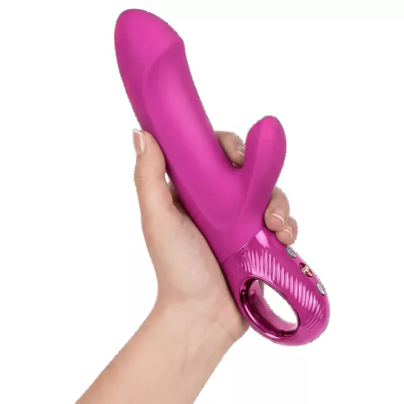 Fun Factory Bi Stronic Embrace - lökő csiklókaros vibrátor (rózsaszín)