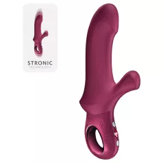   Fun Factory Bi Stronic Curve - lökő vibrátor csiklókarral (piros)