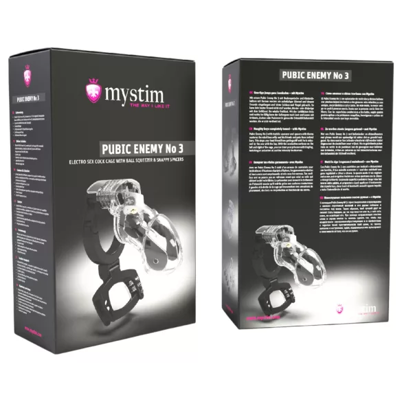 mystim Public Enemy NO 3 - elektro péniszketrec