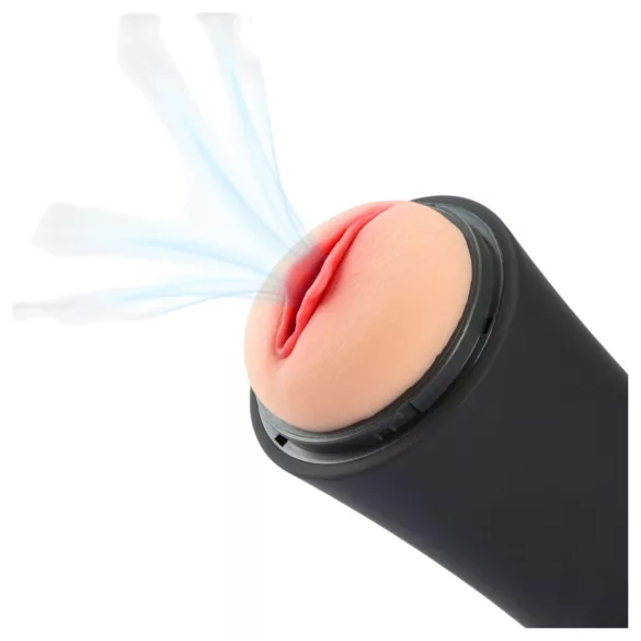 OTOUCH Inscup 4 - szívó-vibrációs maszturbátor férfiaknak (fekete)