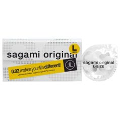 Sagami Original 0.02 L - óvszer - 58mm (6db) Sagami Original 0.02 L - óvszer - 58mm (6db)